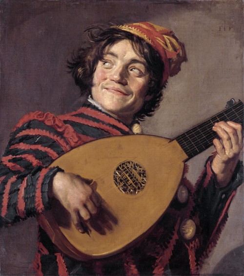 intangiblepetrifications: Frans Hals the Elder (Dutch, b. 1582 - 1666) “Jester with a Lute&rdq