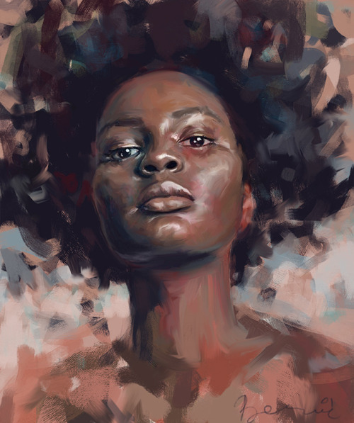 Digital portrait studies by Ivana Besevic, from Paris, France.| Exquisite art, 500 days a year. |