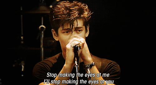 hqlines: Stop making the eyes at me I’ll stop making the eyes at you