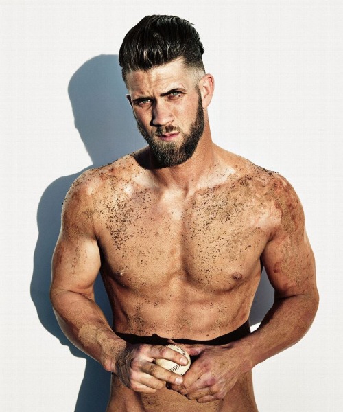 Bryce Harper is so hot! He can have his way with me anytime!!!!