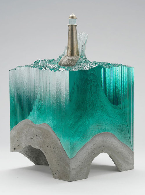 mayahan:Captivating Layered Glass Sculptures By Ben Young