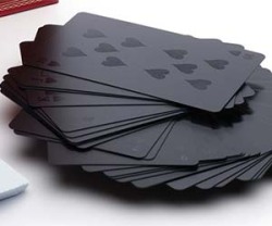 Awesomeshityoucanbuy:  Black On Black Playing Cardsamplify The Style To Your Gambling