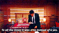 gifhimym:  “Get one last life lecture from Lily.” Well, you’re dreaming if