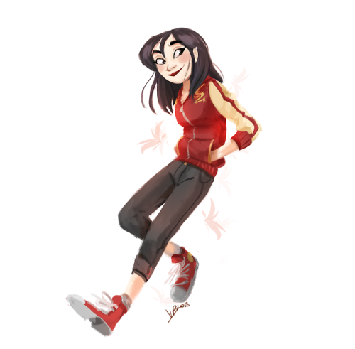 I totally felt in love with the new outfit of Mulan from the new trailer of Ralph Breaks the Interne