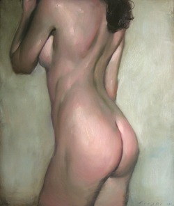 lanangon:  artbeautypaintings: Nude torso - Malcolm T. Liepke