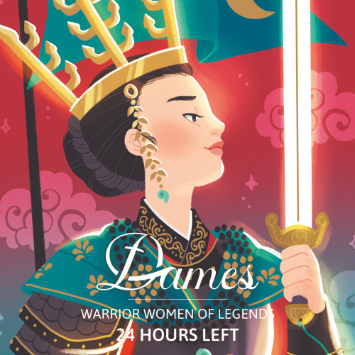 Only 24hours left to support our Kickstarter! Don’t miss your chance of grabbing a hardcover g