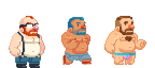Men of all shapes & sizes