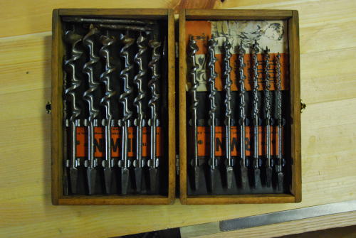 peonywoodworks:  A 1950 Irwin Bit Set I received as a Christmas Present from my father-in-law. 