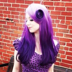 hairchalk:  Gorgeous purple ombre hair