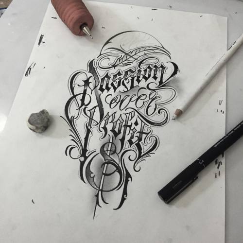 Passion over profit. #wlk #lettering #letteringcartel #calligraphymasters #calligraphy #script #scri