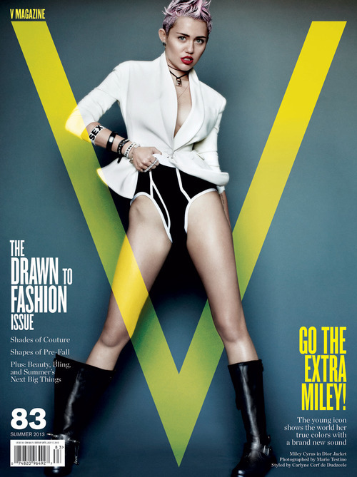 conveyerofcool:  Miley Cyrus Covers V Magazine  20 year old entertainer Miley Cyrus