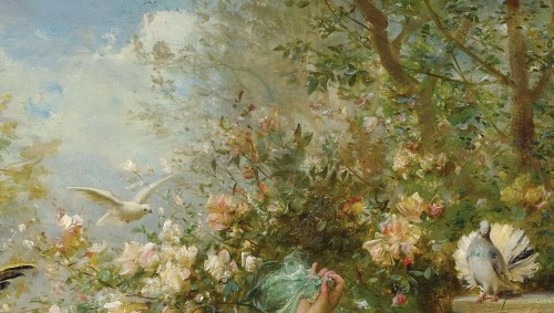 die-rosastrasse:Hans ZatzkaAustrian, 1859-1945Venus and Cupid (details)