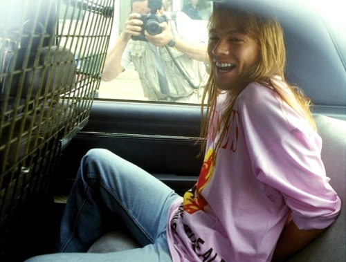 Porn sunrise9memories:  Axl Rose getting arrested, photos