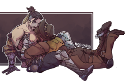 questionartbox: get out of there, cowboy Told you I had some mchanzo stuff waiting to be finished :)  Art blog: questionartbox[Commission Info] [Ko-Fi] [Society6]    