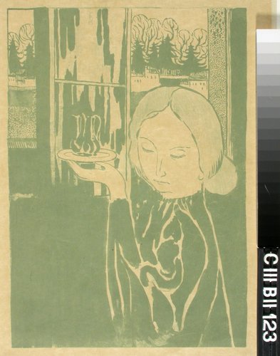 Servant Girl, Maurice Denis, Finnish National Gallerykokoelmat.fng.fi/app?si=C+III+B+II+123