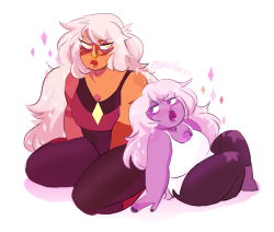 opalustre:  quartz!! sisters!!!!!! amethyst