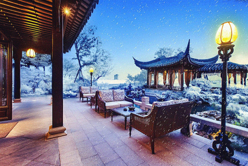 Porn  风雪夜入桃花源 Suzhou (winter) by jkang康劲 photos