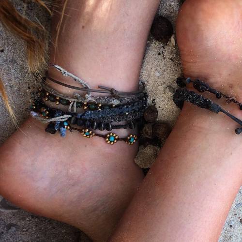 I love collecting anklets from places I travel. Each one has its own memory and story. #travel #ankl