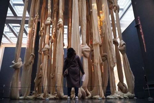 Only one week remains to see how Cecilia Vicuña’s site-specific installation links the quipu, an anc