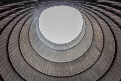 atlasobscura:POWER PLANT IM  -MONCEAU-SUR-SAMBRE, BELGIUM  Power Plant IM was originally built in 1921 and when it was finished, it was one of the largest coal burning power plants in Belgium. Today it sits abandoned; the magnificent cooling tower still
