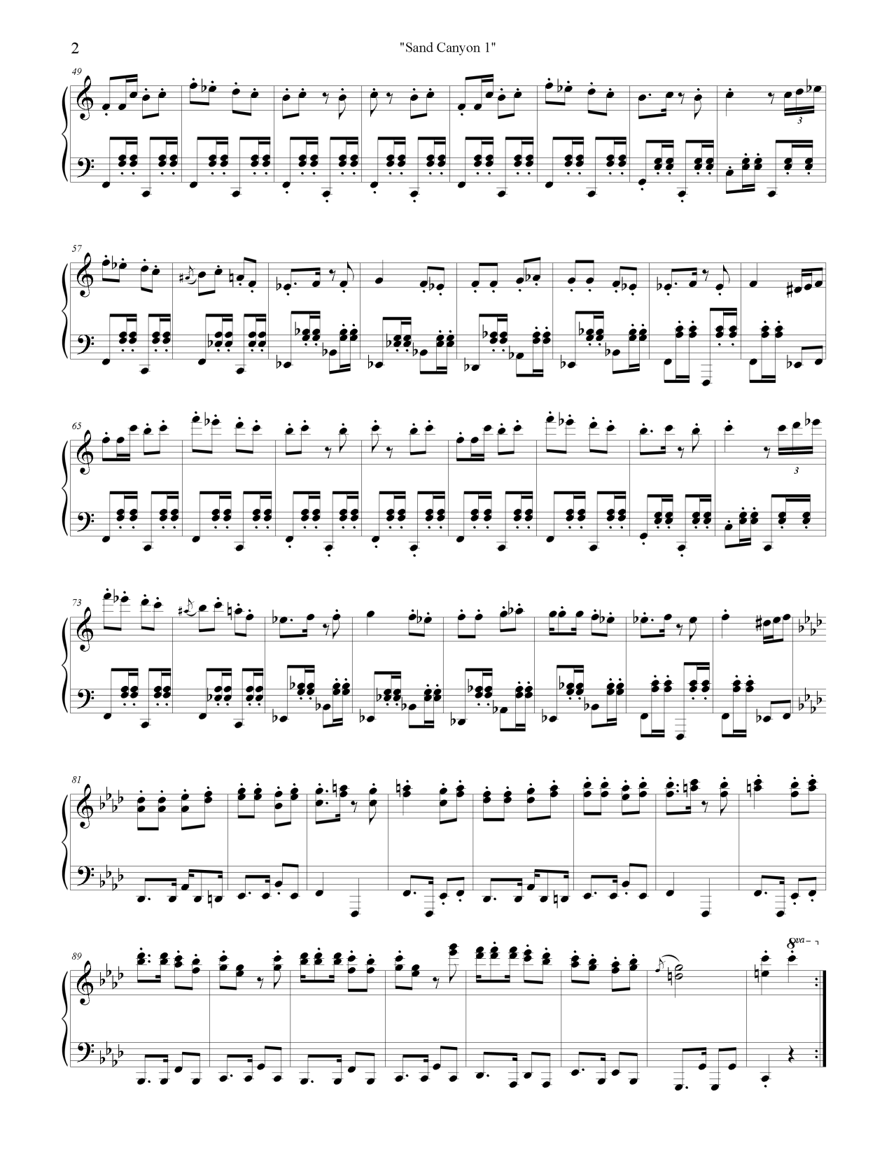 Grass Land 1 - Kirby's Dream Land 3 Sheet music for Piano (Solo)