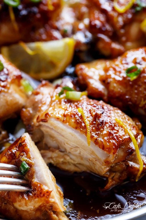 foodffs:HONEY LEMON GARLIC CHICKEN Really nice recipes. Every hour. Show me what you cooked!