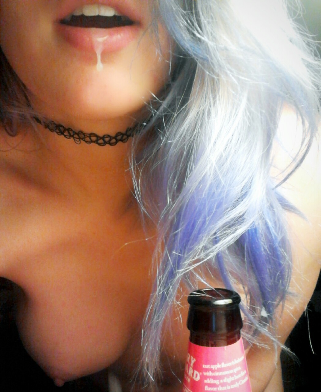 xxxultravioletxxx:  Cum shot ;) I had a good night…  Oh bby
