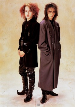 Buck-Tick, Pull out Poster from Magazine, BPass, 1989, I think. Anyhow, look at Imai’s shoes!