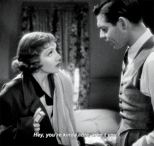 crudupbilly:CLAUDETTE COLBERT &amp; CLARK GABLEIT HAPPENED ONE NIGHT (1934), dir. Frank Capra.