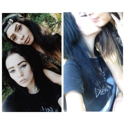 lovegaygirls:  My gf (@lunapussy) &amp; I (don’t have a tumblr anymore but I admire your blog!)(submitted)