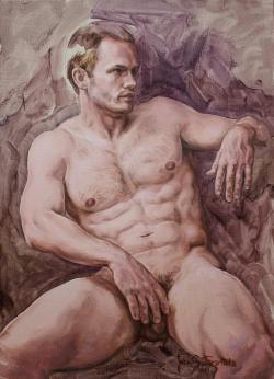 100artistsbook:  Male Figure Study - John