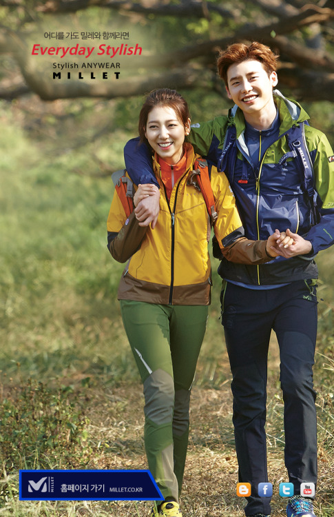 [Photo] 27/02/2015 Lee Jong Suk & Park Shin Hye @ Millet Credit​ : ©Milletlast pic : HD : 805x12