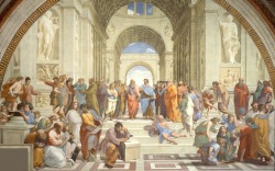bleep-bloop-blog:  Raphael, School of Athens - 1509-1511 (fresco)