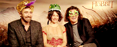 buriedinthemoondust:  The Hobbit cast being adorable dorks
