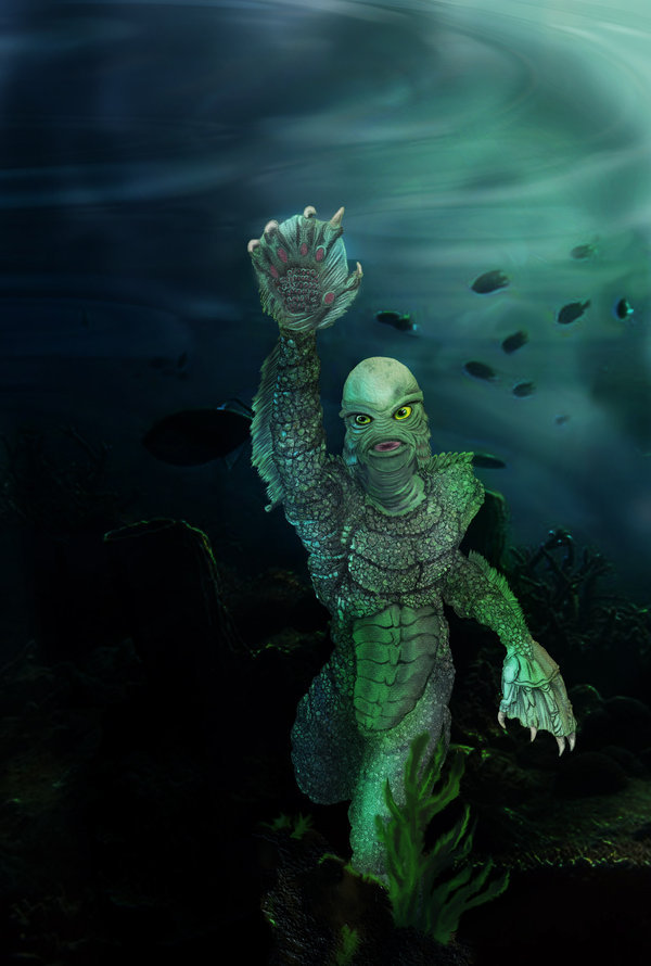 thecreaturesclaw:  The Creature From The Black Lagoon by Rocket57 
