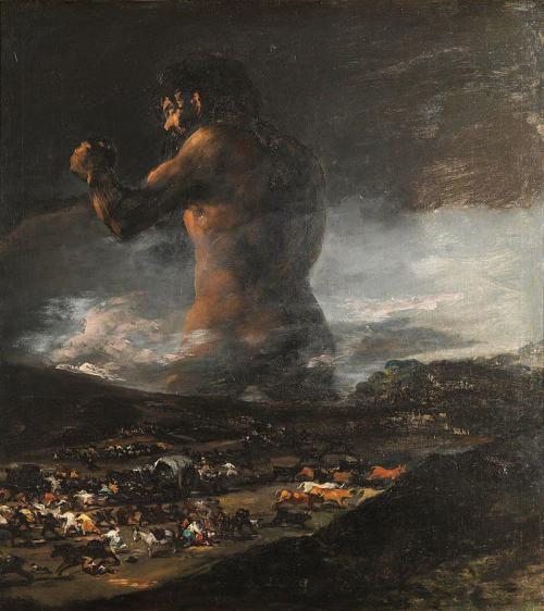 Francisco Goya, The Colossus, 1808-1812