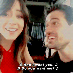 lucifer-chloe:chloebennet4: Last comic con dubsmash I promise. This one is for the skyeward shippers
