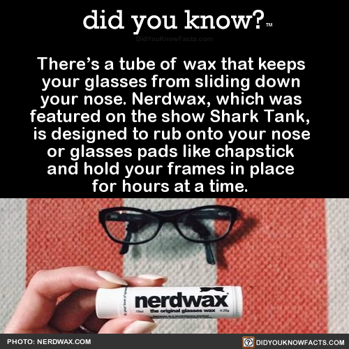 Porn did-you-kno:  There’s a tube of wax that photos