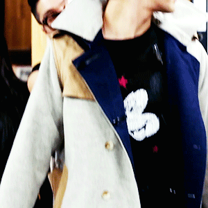 muslimprivilege:  James modeling a coat on Fashion King Korea 2 feat. a wild Sooyoon