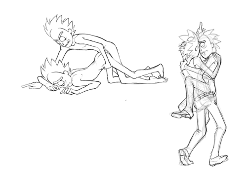 trashbagtatertots:

rickcest sketchdump #I get so excited when I see sketchdump that means more than one blessing #Omfg #Literally how am I even alive  #Blessed with art