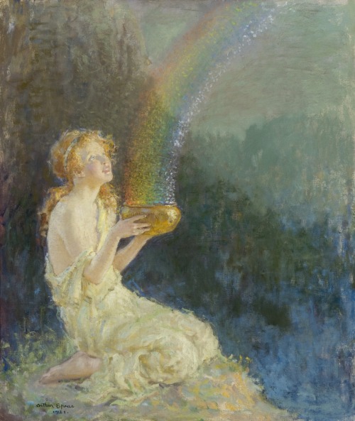 Pot of Gold.1921. Oil on Canvas. Art by Arthur Prince Spear.(1879-1959).
