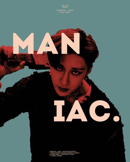 seungrachas:stray kids ‘maniac’ ; based off of thriller movie posters