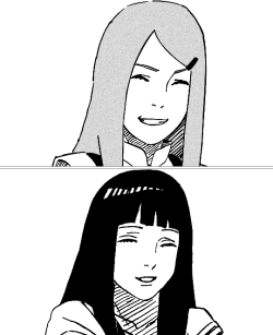 lady-nounoum:  Kushina &amp; Hinata