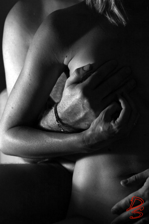 dark-strangers-art: He held his hand against her chest Whispered softly in her ear:“I jus