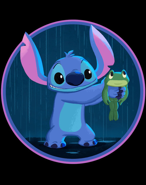 megancrisp24:It’s pouring here so I’ll post an older piece I did with a familiar guy while I work on other things. #Disney #stitch #fanart #LiloAndStitch This is the cutest thing I have ever seen.
