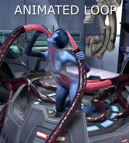 avstraldreams: Testing Cortana’s upgrades >>> 50fps animated loop (Gfycat) <<< This gif explains how a hologram can be physically stimulating. It’s nanomachines or something. Don’t overthink it! This started as an animated version