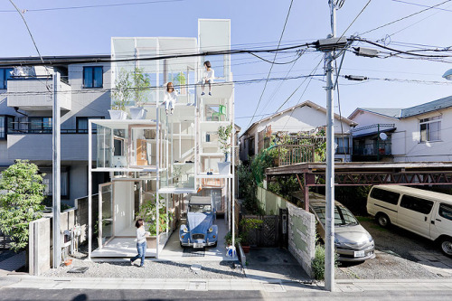 Sou Fujimoto - House NA. Tokyo, Japan. 2010. Photo: Iwan BaanDesigned for a young couple in a quie