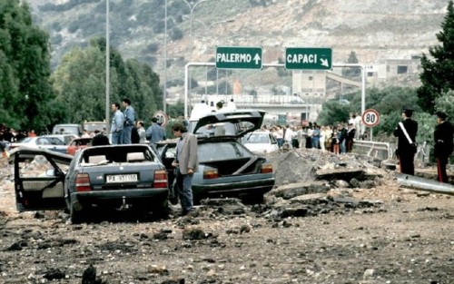 plurilinguismo: 23 May 1992: Strage di Capaci23 years ago, on this day, the judge Giovanni Falcone, 