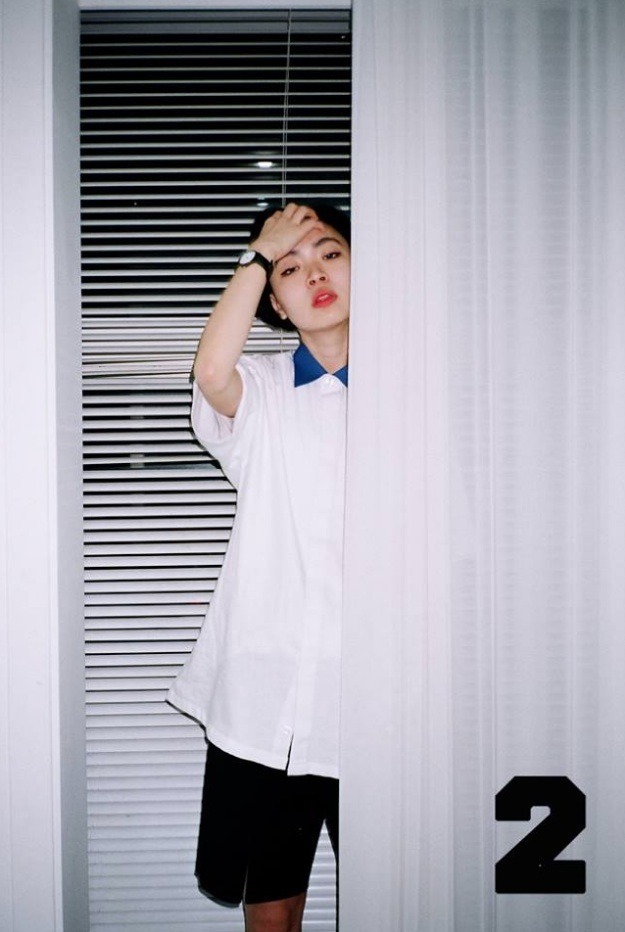 maengho:  LAUNDRY BLUES 14 S/S SHORT SLEEVE SHIRTS (WHITE/BLUE) 