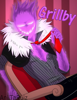 aniitaruiz:  underfell grillby SEXY 